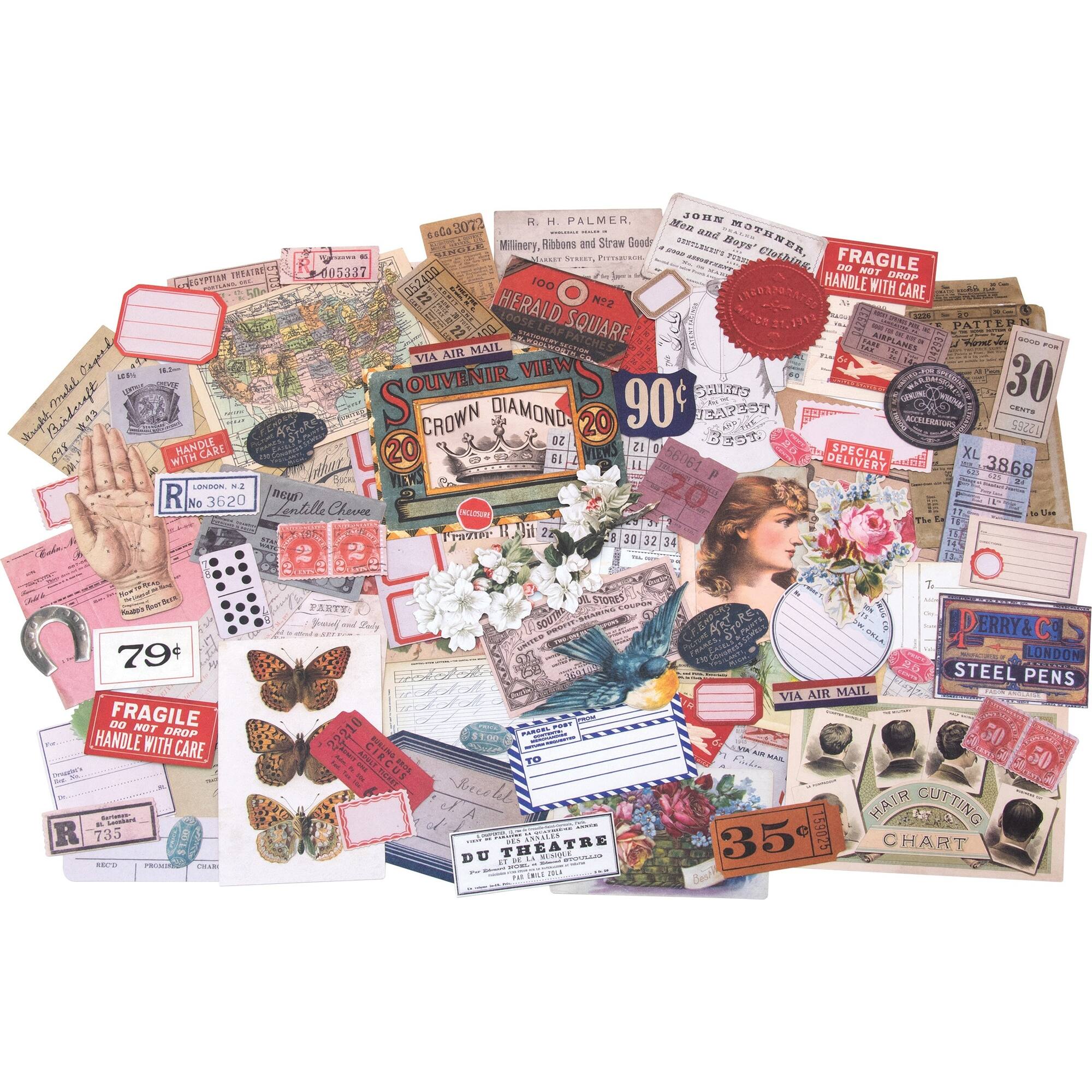 Idea-Ology Ephemera Pack-Keepsakes
